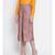 Orange printed Polyester Culottes
