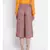 Orange printed Polyester Culottes