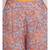 Orange printed Polyester Culottes