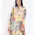 Yellow printed POLYESTER Dress