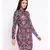 Purple printed POLYESTER Dress