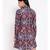 Purple printed POLYESTER Dress