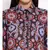 Purple printed POLYESTER Dress