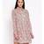 White printed POLYESTER Dress