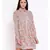 White printed POLYESTER Dress
