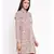 White printed POLYESTER Dress