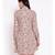 White printed POLYESTER Dress