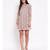 White printed POLYESTER Dress
