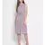 White printed Polyester Dress