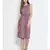 Orange printed Polyester Dress