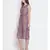 Orange printed Polyester Dress