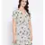 Blue printed POLYESTER Dress