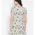 Blue printed POLYESTER Dress