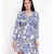 White printed POLYESTER Dress