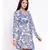 White printed POLYESTER Dress