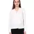 White plain Polyester Top