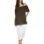 Green plain Polyester Top