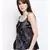 Black plain Polyester Top