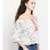 White printed Viscose Top