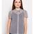 Blue printed Polyester Top