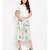 White printed Polyester Culottes