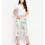 White printed Polyester Culottes