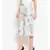 White printed Polyester Culottes