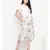 White printed Polyester Culottes