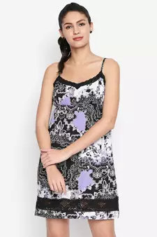 Multicolor printed Polyester Dress