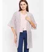 Multicolor printed POLYESTER Shrug