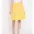 Yellow plain Cotton Skirt