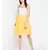 Yellow plain Cotton Skirt