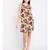 Beige printed VISCOSE Dress
