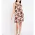 Beige printed VISCOSE Dress