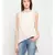 Multicolor plain POLYESTER Top