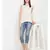 Multicolor plain POLYESTER Top