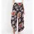 Black printed Polyester Pant