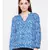 Blue printed Cotton Top