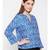 Blue printed Cotton Top