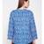 Blue printed Cotton Top