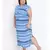 Blue printed Viscose Dress