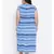 Blue printed Viscose Dress