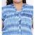 Blue printed Viscose Dress