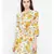 White printed Viscose Dress