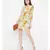 White printed Viscose Dress