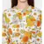 White printed Viscose Dress
