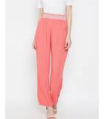 Multicolor plain Viscose Pant