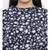 Blue printed Polyester Dress