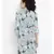 Blue printed Polyester Dress
