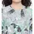 Blue printed Polyester Dress